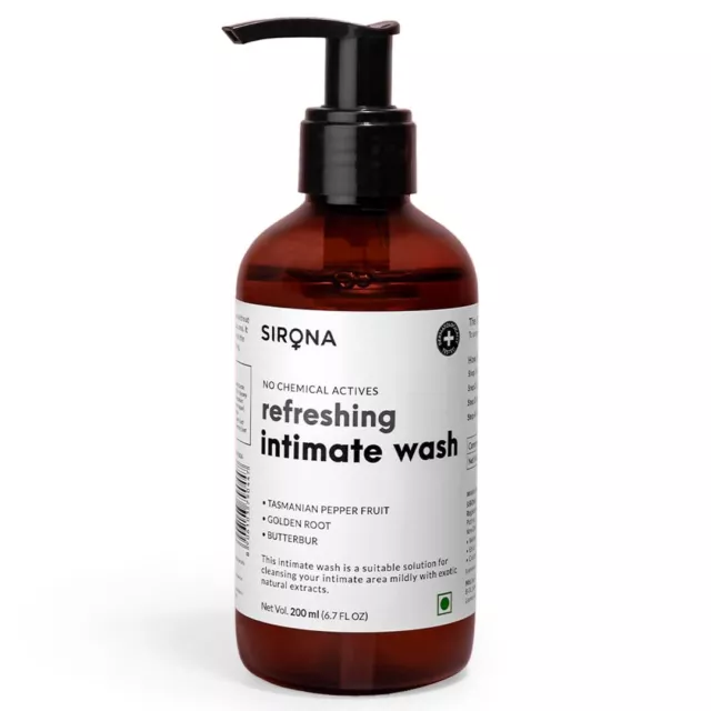 Lavado íntimo Sirona para mujer - 200 ml, lavado higiénico para mujer, lavado vaginal