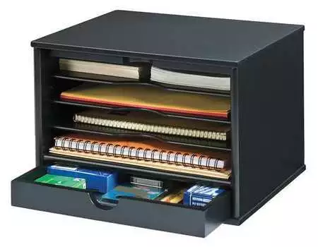 Victor Technology 4720-5 Desktop Organizer,Black,5 Compartments