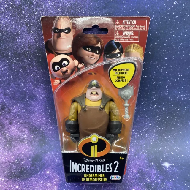 Jakks Pacific Disney Pixar Incredibles 2 Underlined Action Figure Supervillain