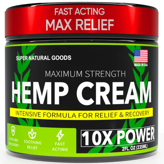 Pain Relief Cream for Inflammation, Arthritis, Sore Muscles, Joint Pain + More