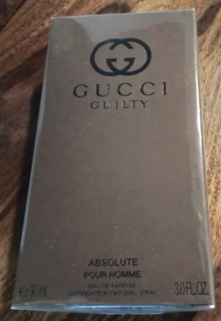 Gucci Guilty Absolute Pour Homme - 90 ml - Eau de Parfum Spray neu in OVP-Folie