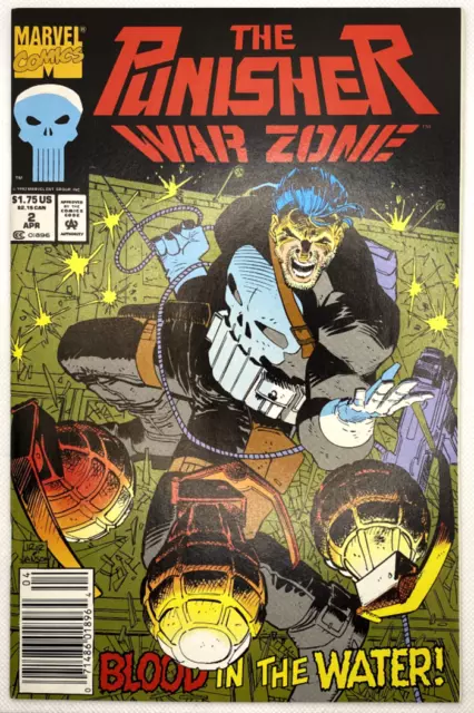 The Punisher: War Zone #2 March 1992 NM Marvel Comics