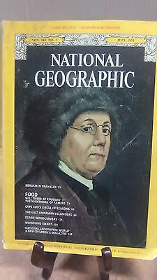 National Geographic Magazine Nat Geo July 1975 without map(NG28)