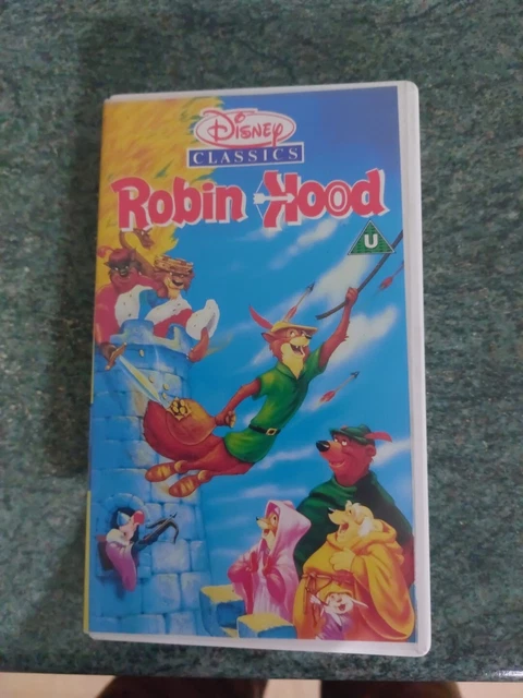DISNEY CLASSICS ROBIN Hood VHS Tape 80s/90s Cert U 80 Mins Runtime £2. ...