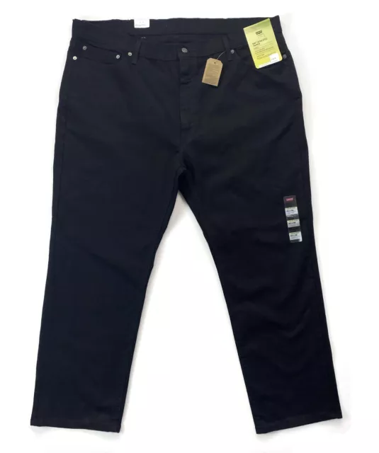 NWT Levis 541 Athletic Taper Flex Jeans Mens 42x30 Stretch Black Pants Stretch