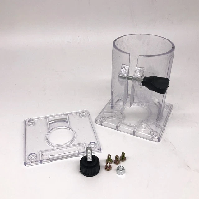 Conjunto protector de cubierta de recortadora transparente para herramienta de recorte de plástico