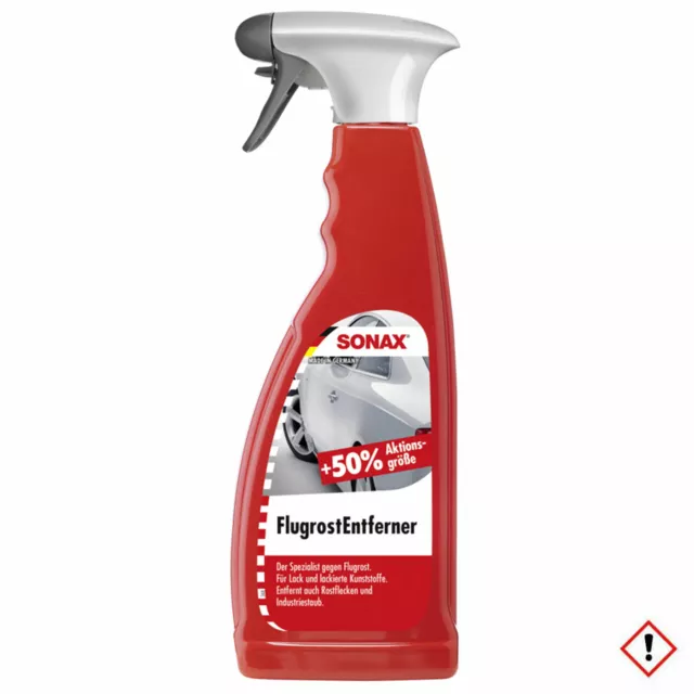 SONAX 750ml Flugrostentferner Lack Kunststoff Flugrost Entferner Autopflege Kfz