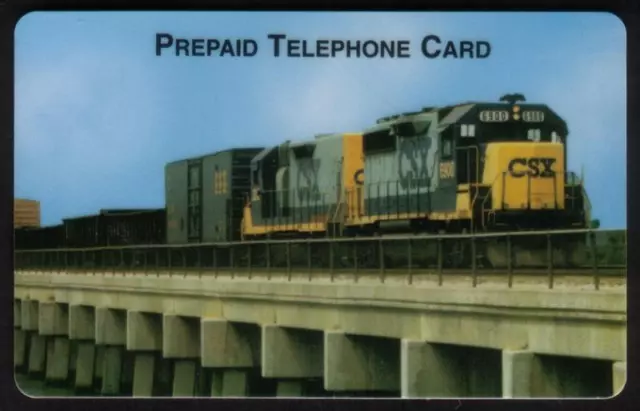 30m CSX Treno Promo 'Prepagato Telefono Scheda' Prototype Telefono Scheda