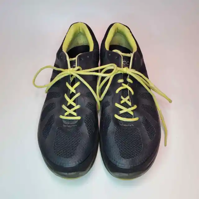 Ecco Performance Biom Athletic Training Shoe Womens Size 9.5 40 Black Yellow