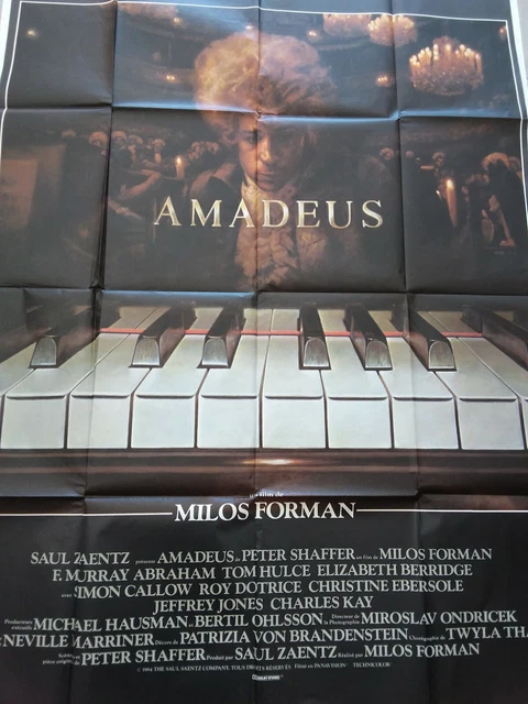 Affiche Cinéma 1984/AMADEUS/Milos Forman /120x160
