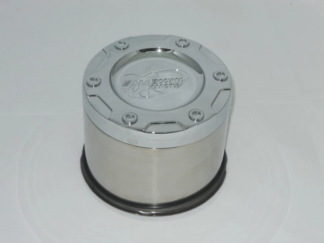 Pro Comp Flat Black Push-Thru Wheel Center Cap - Resin Logo Cap Part #8327042-1303766