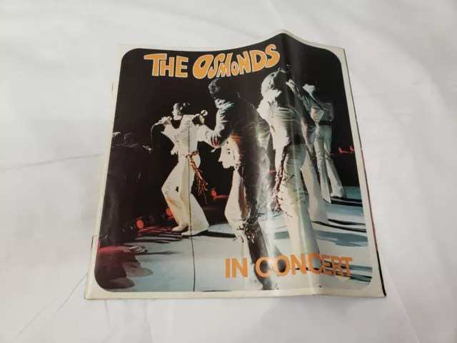 The Osmonds In Concert Tour Program 1973 Donny Osmond