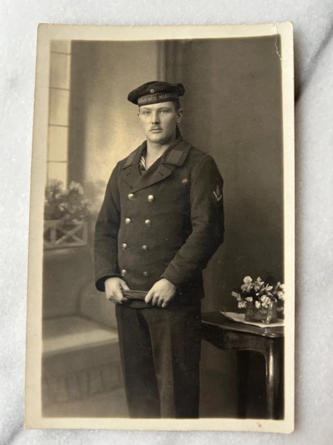 Matros Filet FOTOKARTE DEUTSCHE MATROS uniform kaiserliches marine 1917 EUR 5,00 ...