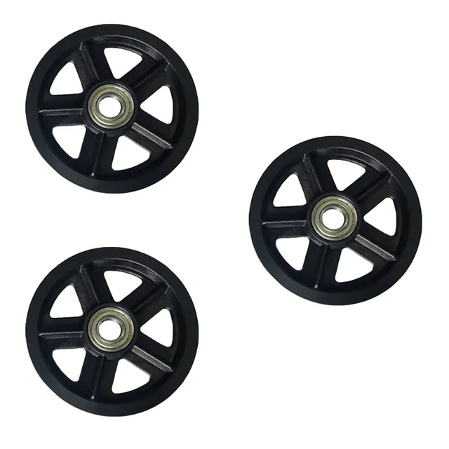 Lot de 4 roulettes à tige de 2 pouces avec double Lot de 4 roulettes à tige de 2 pouces avec double
