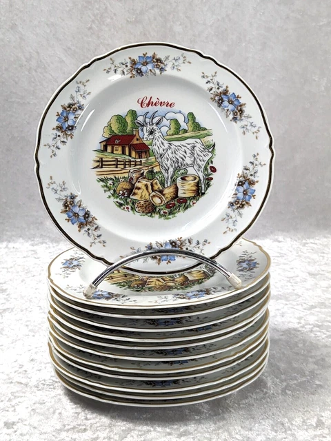 12 assiettes a fromage d'occasion - Arts de la table