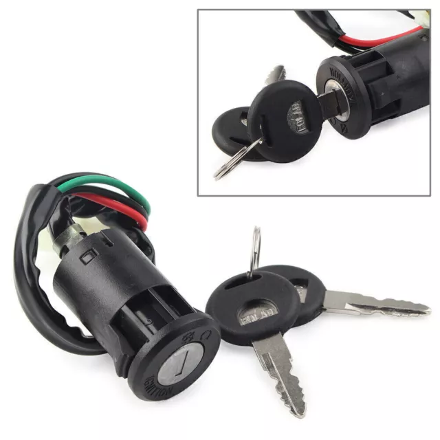 For Honda CG125 Motorcycle Security 4 Wires Ignition Switch Lock with 2 Keys Set