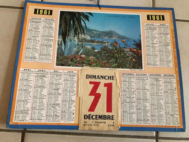 Calendrier Vintage Almanach PTT 1997 DragonBall Z - Ancien - Occasion