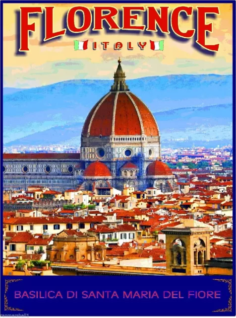 94444 Florence Italy Basilica di Santa Maria del Fiore Wall Print Poster Plakat