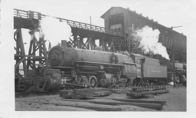 9E942 RP 1950s DELAWARE & HUDSON RAILROAD 0-8-8-0 LOCO #1607 COLONIE NY