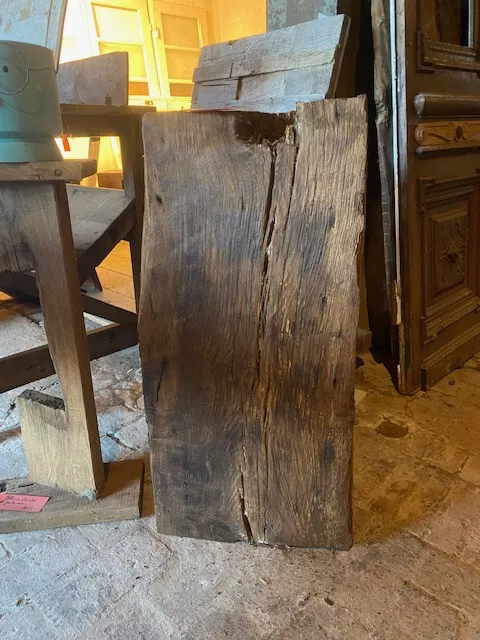 Antikholz Eichenstele – histor. Eiche gebürstet 89 x 25 x 40 cm