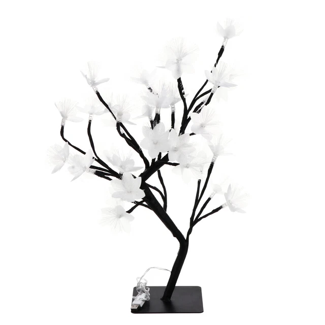 Bonsai luce albero fibra ottica luce notturna luci albero