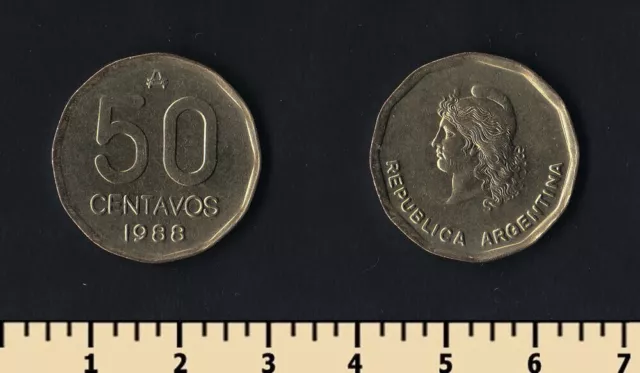 Argentina 50 centavo 1988