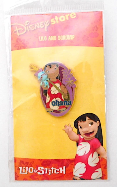 Disney Store "LILO & SCRUMP" (Lilo & Stitch) Lapel Pin NEW