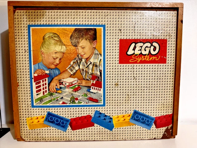 LEGO VINTAGE, GRAND Coffret De Rangement En Bois, Jouet Année 50 60 EUR ...