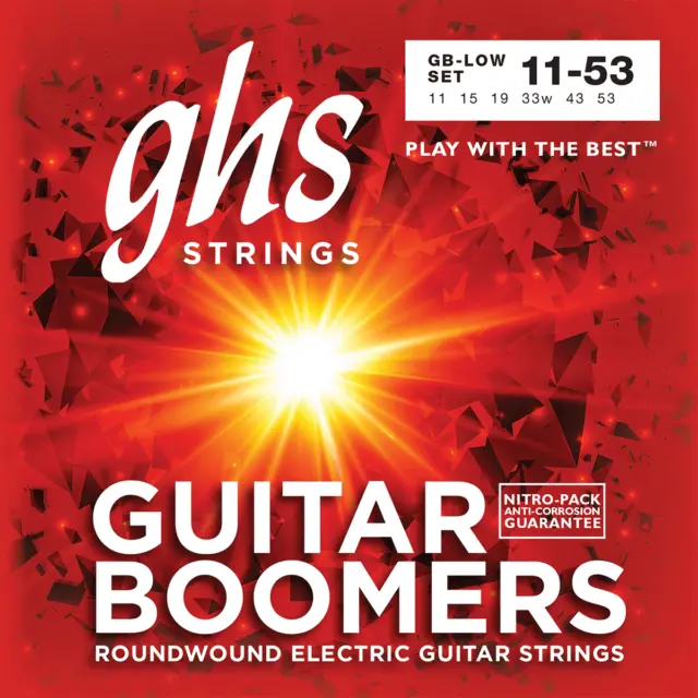 Jeu De Cordes Guitare Electrique Ghs Boomers Low Tune Gblow