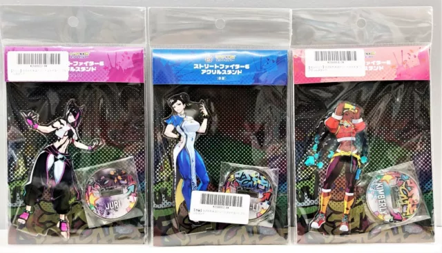 Street Fighter 6 CHUN-LI JURI KIMBERLY Acrylic Stand CAPCOM Captore Japan New