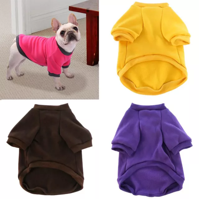 Invierno Cálido Mascota Perro Ropa Lindo Cachorro Capucha para Bulldog Franc <