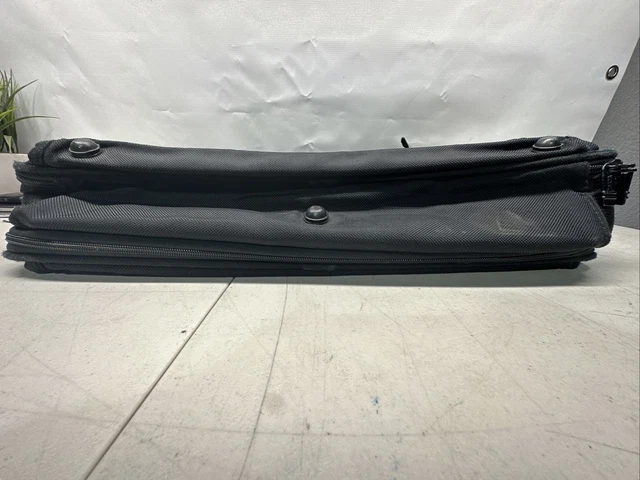 Vtg Tumi # 278 Black Ballistic Nylon 21” Carry-On Expandable Weekend Duffel Bag 6