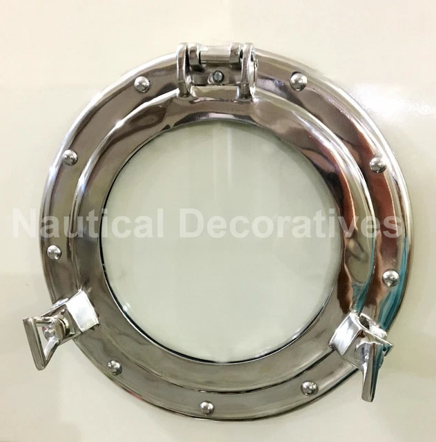 Hublot de décoration murale en verre rond pour bateau de fenêtre Hublot en...