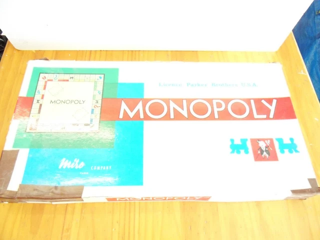 Ancien jeu de société Monopoly - Éditions Miro Company - complet