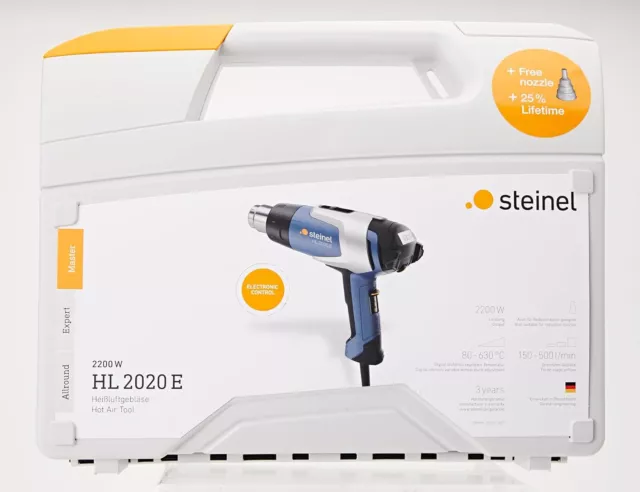 Steinel Heissluftgebläse Hl 2020 Heißluftpistole 2200 W inkl Koffer