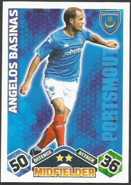 Topps Match Attax 2009-10-Portsmouth & Griechenland-Angelos Basinen