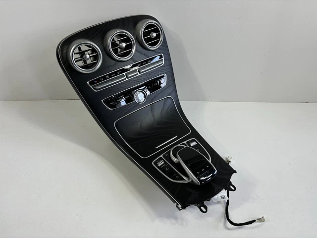 HouYeen Accoudoir Central Avant Chromé Mercedes Classe C GLC W205 W253 – Cache Bouton Console 2056803407