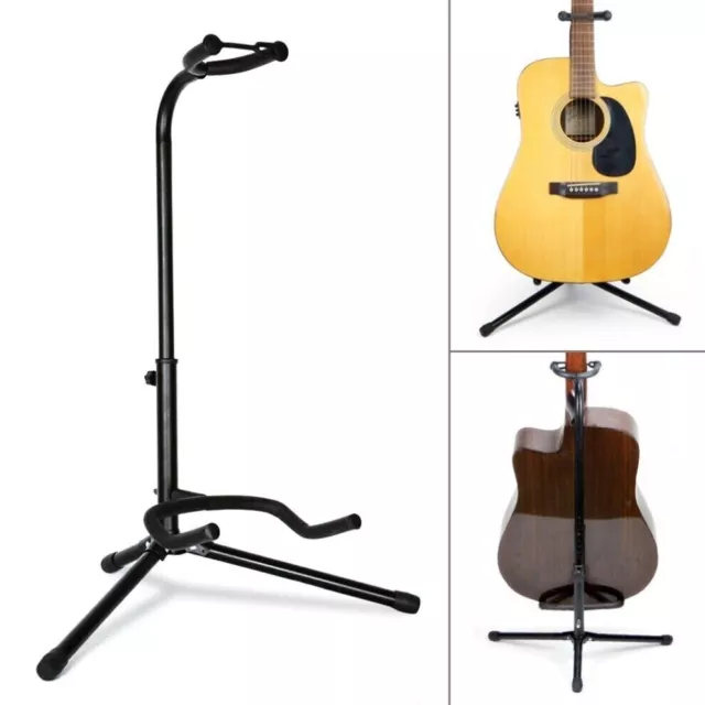 Telescopic Guitar Stand Acoustic/electric/bass Folding Tripod Stand.