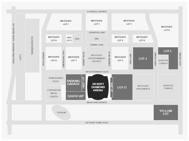 Zach Bryan Concert "Parking Pass"  Lot G - Desert Diamond Arena  Aug 25th
