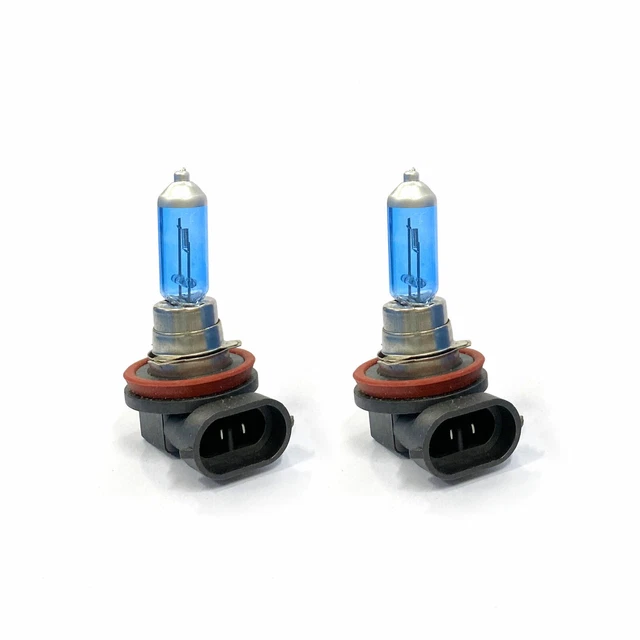 1 Pair Xenon Super Bright White Halogen Head HID H11 55W 6000K Car