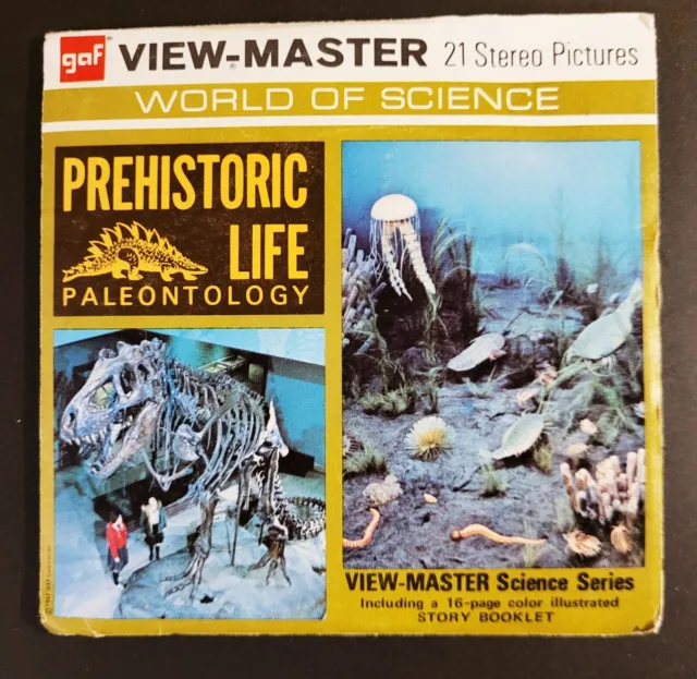 🎬View-master World of Science 🎬Prehistoric Life 🎬Complete Set