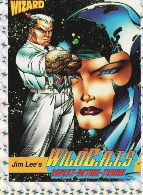 1992 Wizard Magazine Image Series 1 Promo Card #7 Jim Lee Wild Carts WILDC.A.T.S