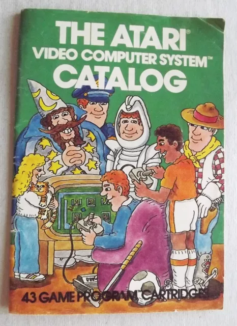 Atari 2600 Video Computer System 43 Game Program  Catalog Good