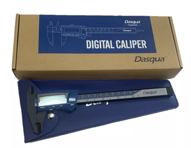 6"/150Mm Digital Vernier Caliper Rigid Plastic Body By Dasqua 2035-0005 Rdgtool