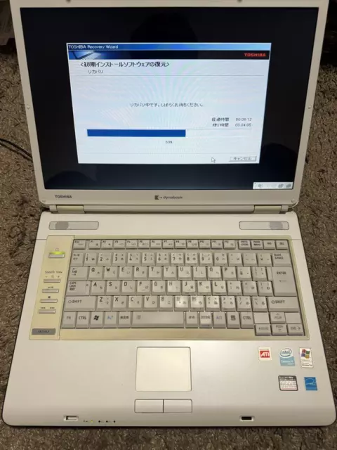Toshiba Dynabook AX/740LS Windows XP Used Japanese