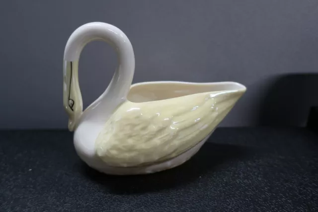 Vintage Belleek (Ireland) Large Swan - China Creamer (1980-1990)  Flawless MINT!