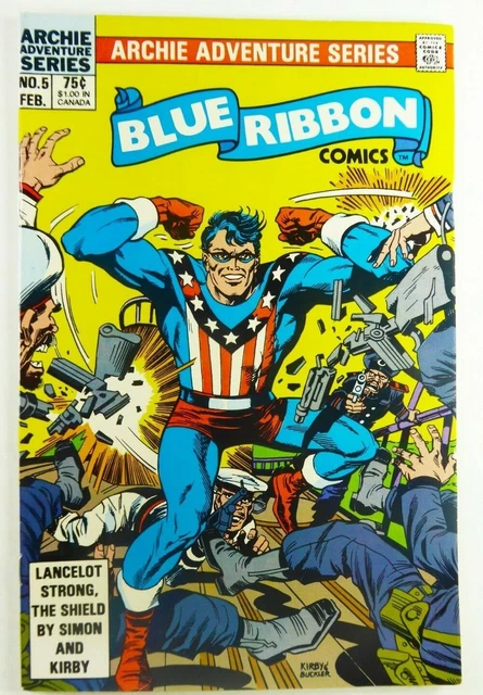 Red Circle Comics BLUE RIBBON (1984) #5 JACK KIRBY Cover NM (9.4) Ships FREE!