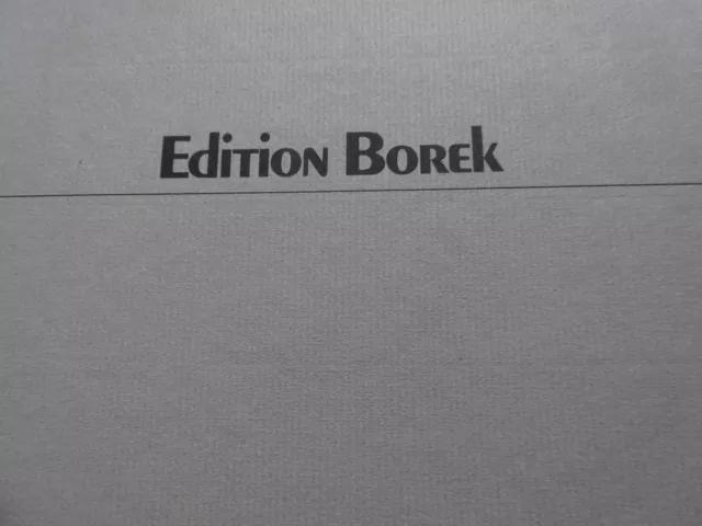 Briefmarken Graphik 1978 Edition Borek 100. Geburtstag .. Schröder + Beilage