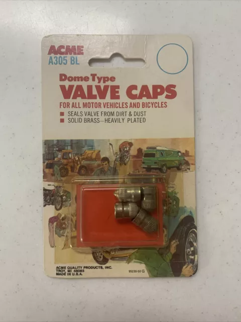 Acme Dome Type Valve Caps Vintage