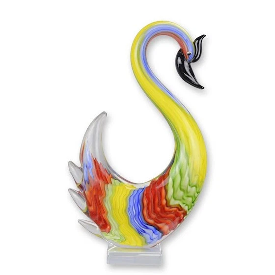 Kit Feutrage Laine Artiste - Créez Un Cygne Coloré Vibrant Avec Oiseau Et Cœur - Loisir Créatif - Neuf Complet